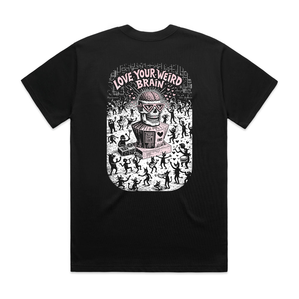 Brain Love Over Size T-Shirt