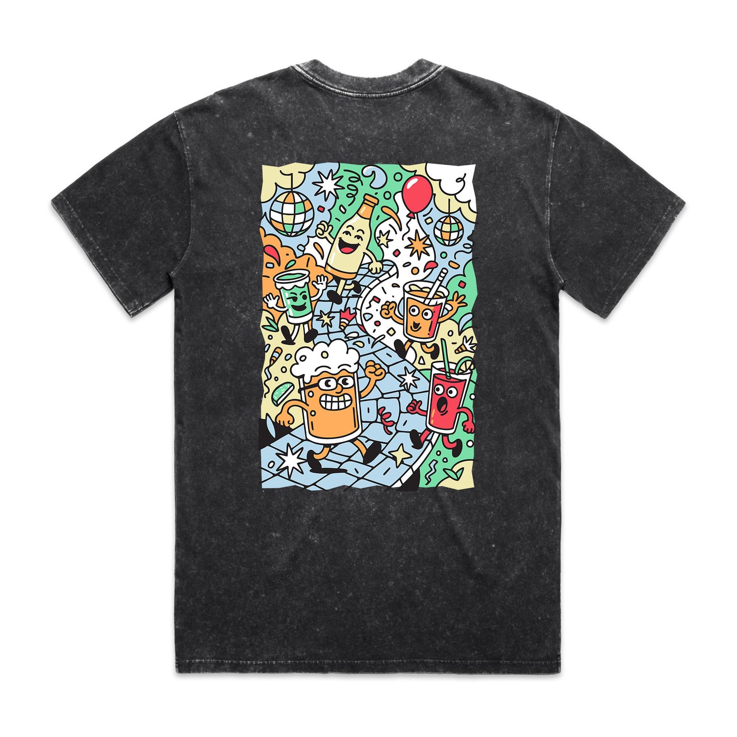 Cobbled Up Over Size T-Shirt