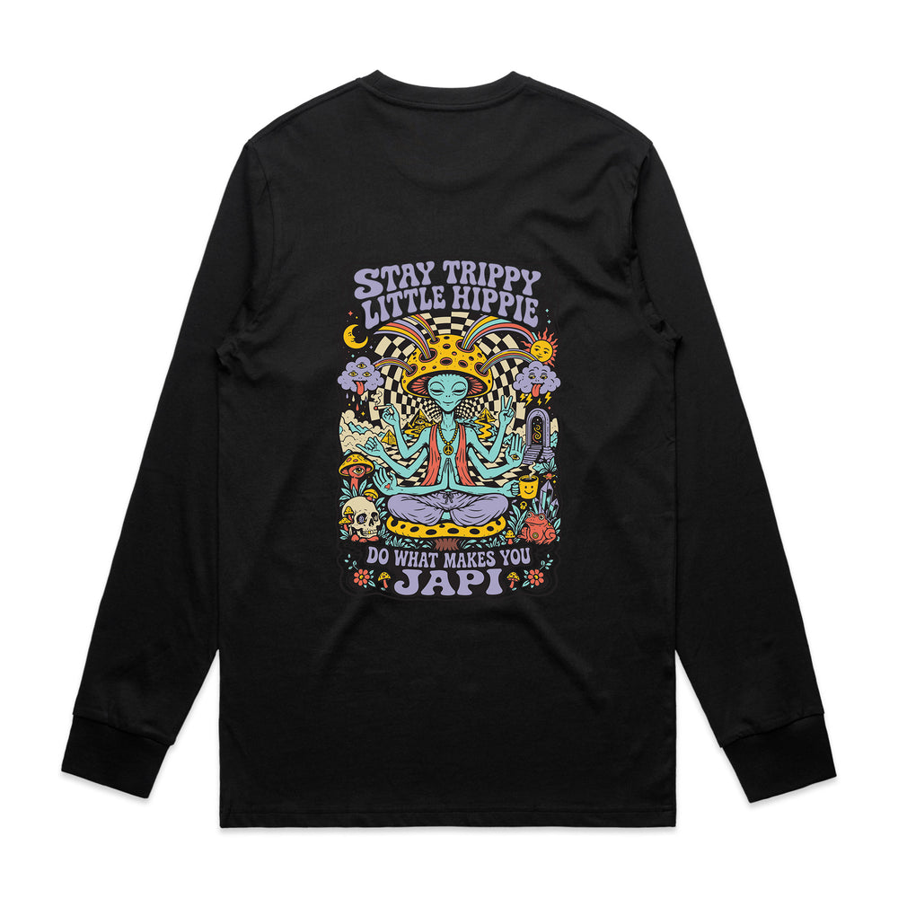 Trippy Hippie Long Sleeve T-Shirt