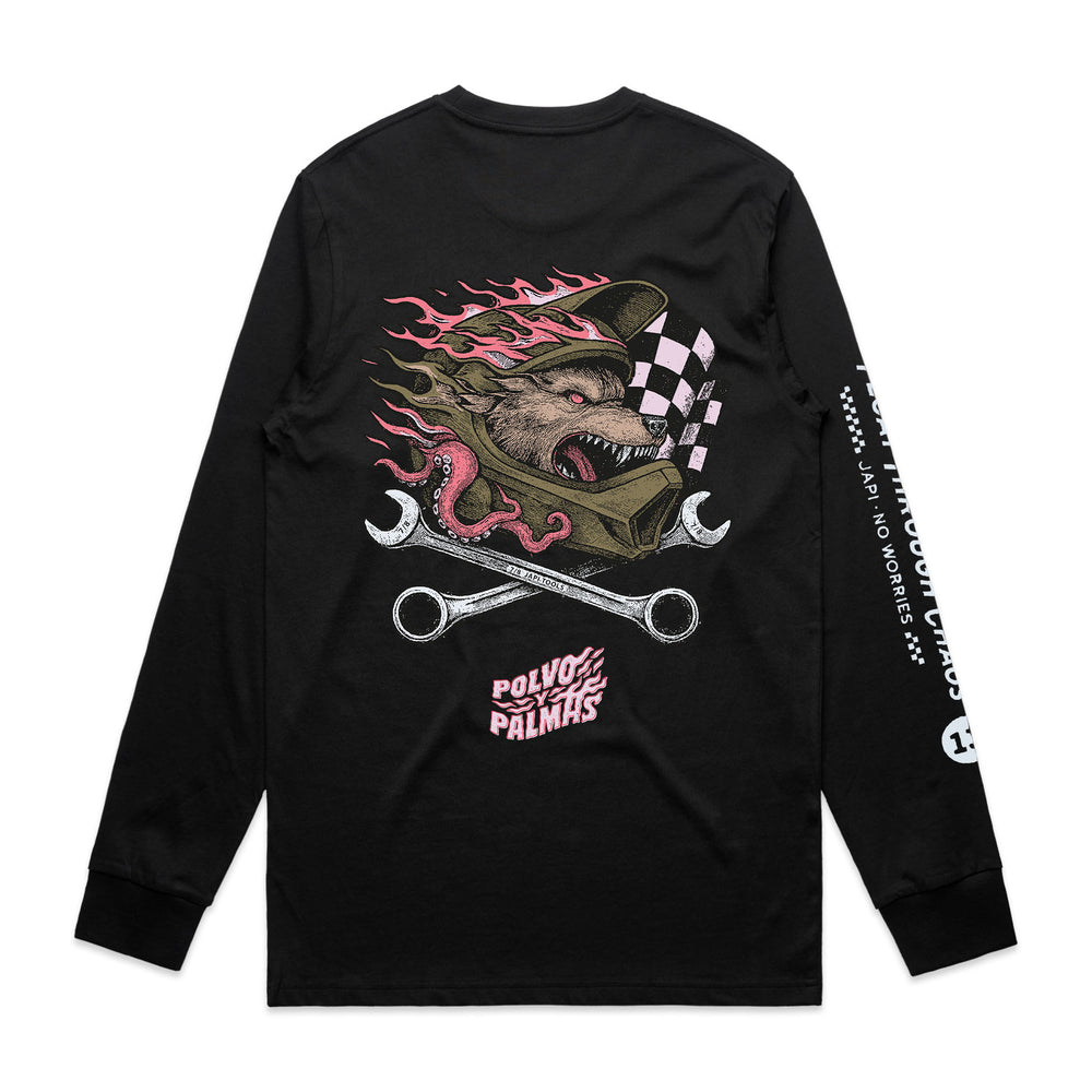 The Race Wolf Long Sleeve T-Shirt