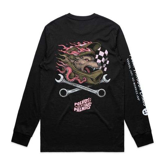 The Race Wolf Long Sleeve T-Shirt