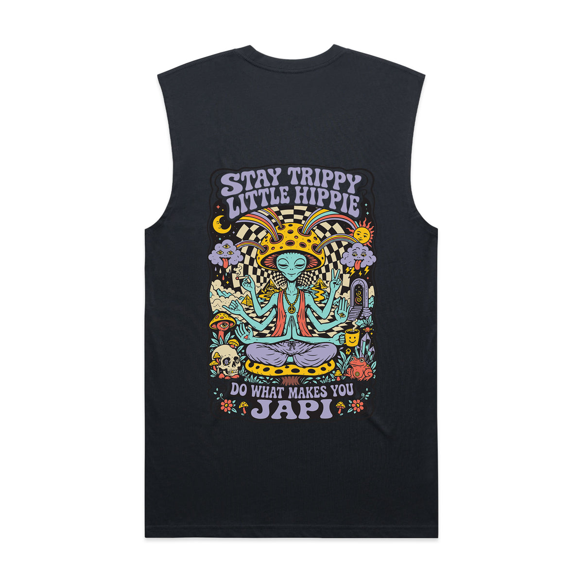 Trippy Hippie Sleeveless T-Shirt