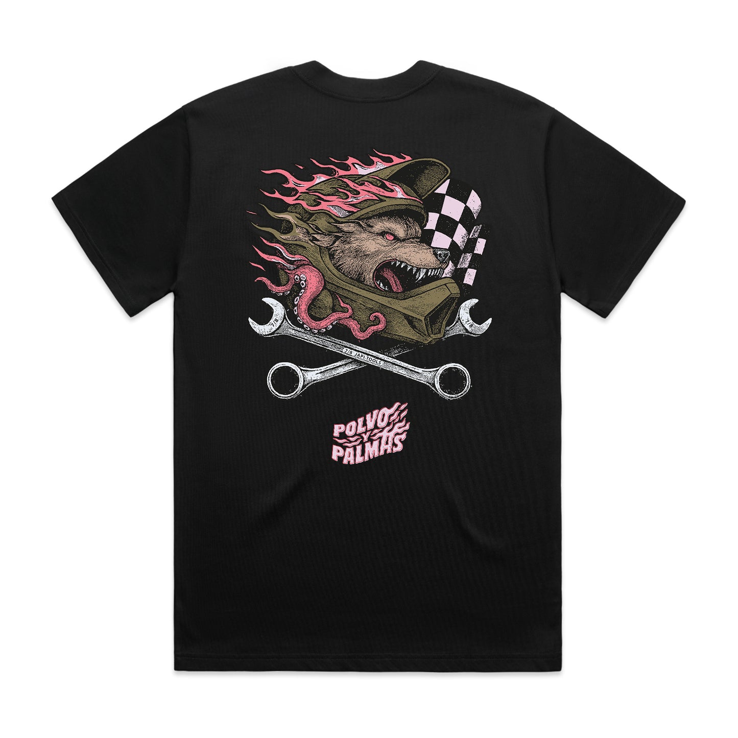 The Race Wolf Over Size T-Shirt