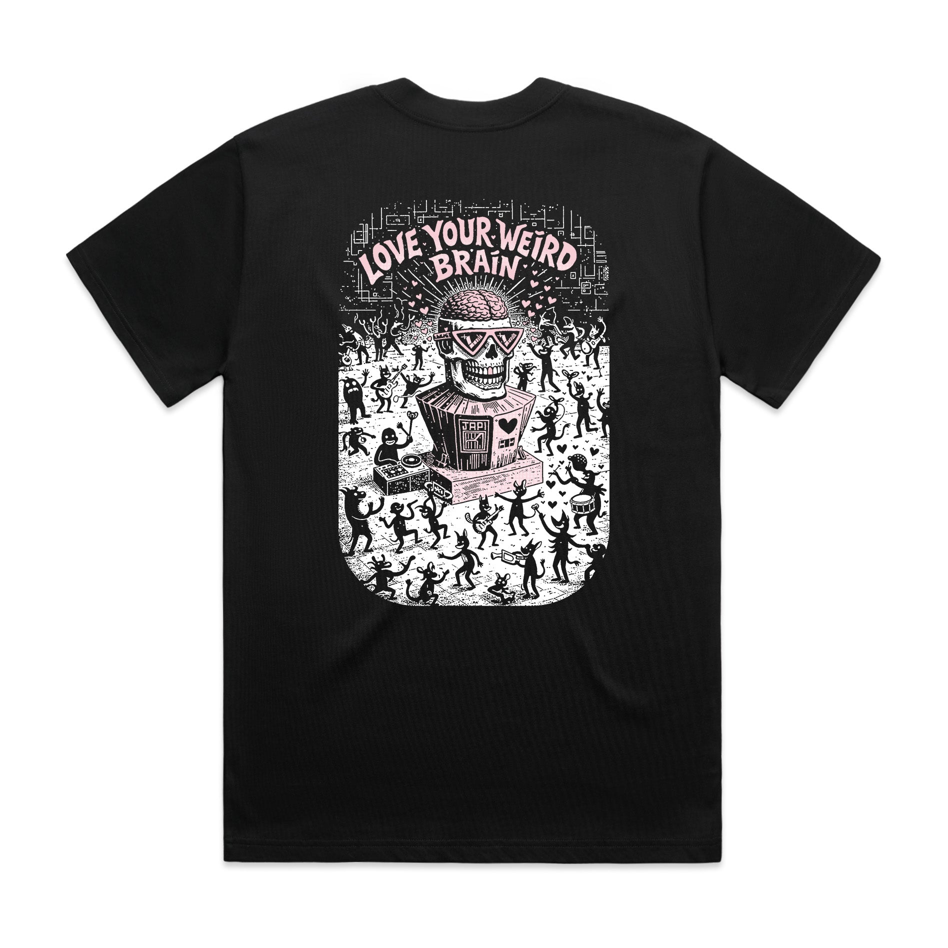 Brain Love Over Size T-Shirt – Japi No Worries