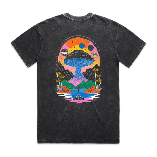 The Only Road Stone Washed Over Size T-Shirt