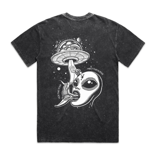 Falling Up Stone Washed Over Size T-Shirt