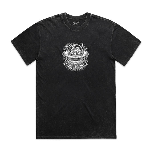 Falling Up Stone Washed Over Size T-Shirt