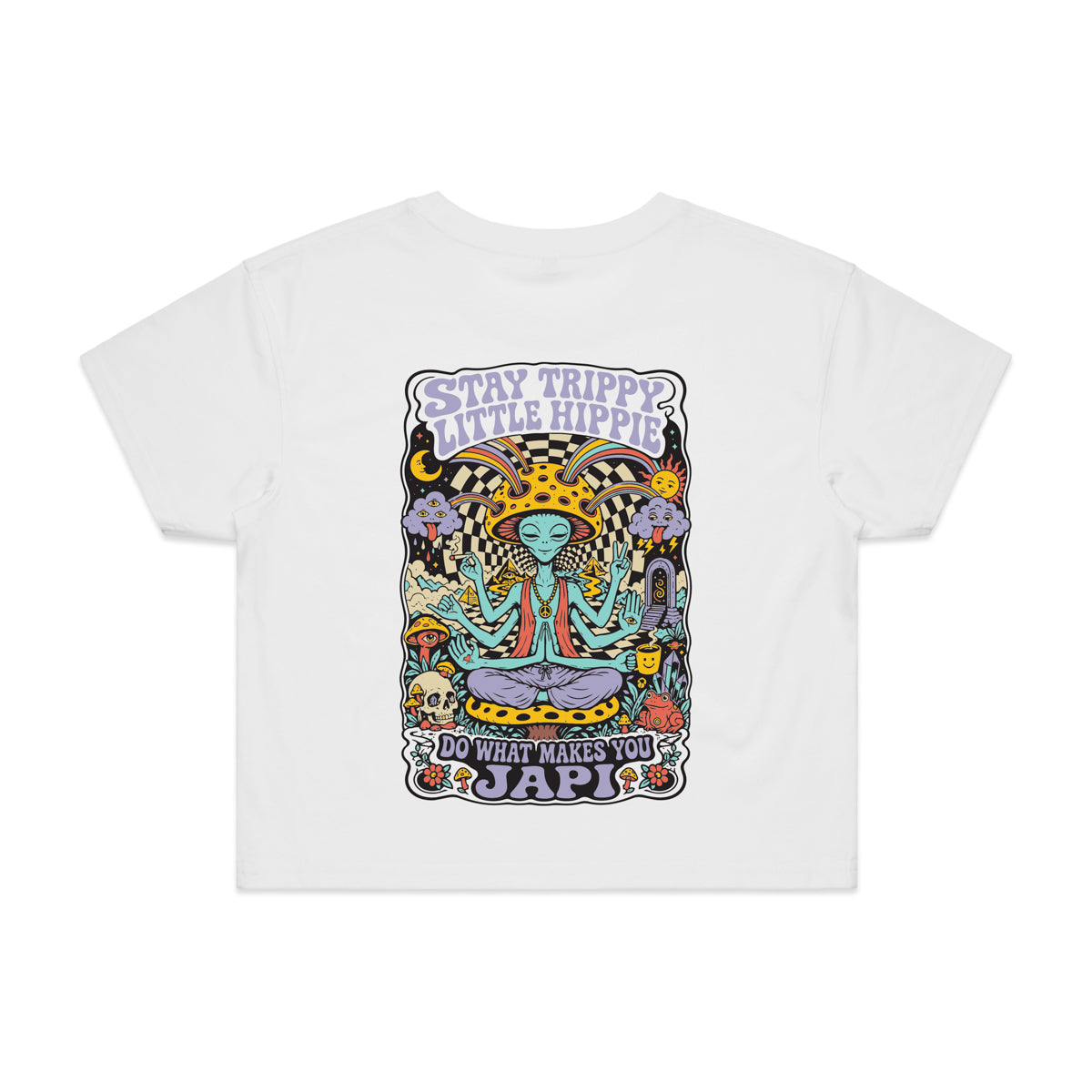 Trippy Hippie Crop Top