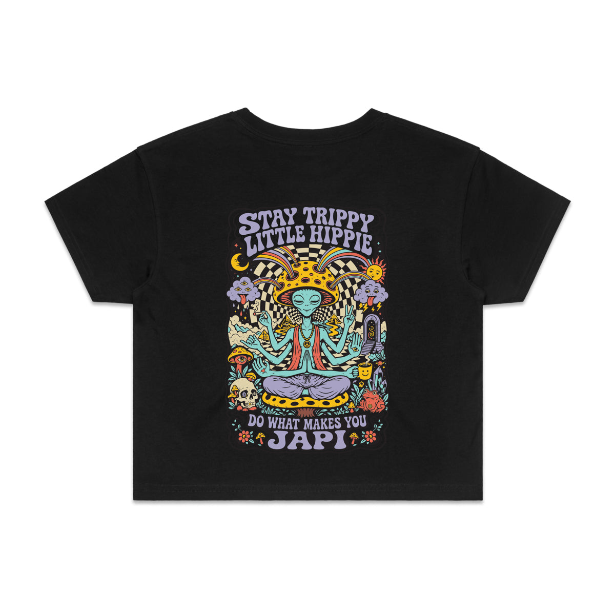 Trippy Hippie Crop Top