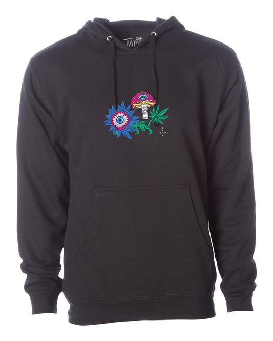 Bandana Hoodie Black